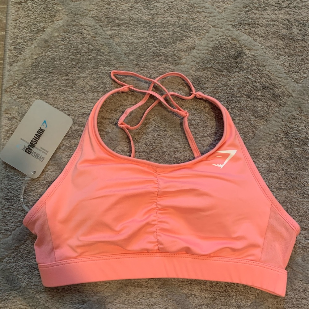 Gymshark coral sports bra